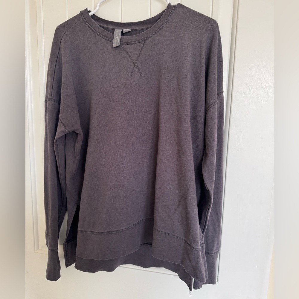 Sweaty Betty Charcoal Long Sleeve Sweatshirt